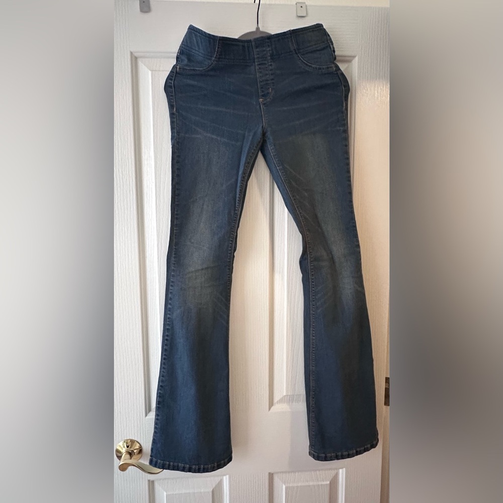 Free People Dark Blue Flare Jeans